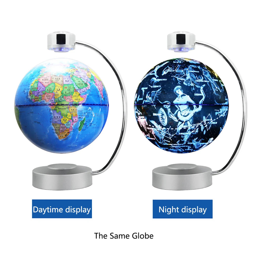 LED Magnetic Day-Night Levitation Globe